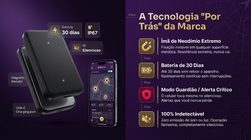 GPS Fiel sendo posicionado